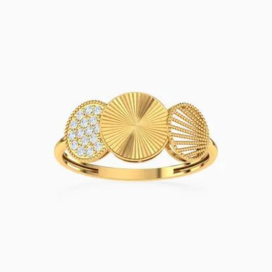 [4160011] Saudi Ladies' Ring 18K 